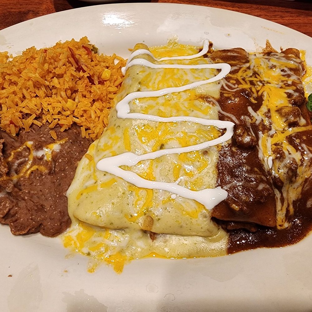 Enchilada plate beef & chicken