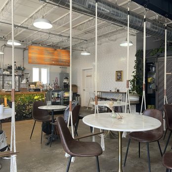 Dandy Lion Coffee - Interior of Dandy Lion Coffee shop - coffee & seating section! - Coffee & Tea Near Me - Denver, Colorado