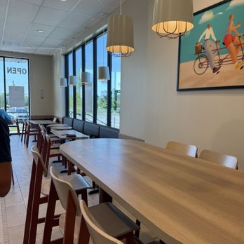 Einstein Bros. Bagels - Inside seating - Coffee & Tea Near Me - Manor, Texas Einstein Bros. Bagels - Inside seating - Coffee & Tea Near Me - Manor, Texas