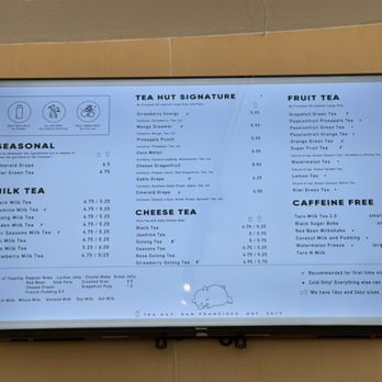 Tea Hut - Menu - Bubble Tea Near Me - San Carlos, California Tea Hut - Menu - Bubble Tea Near Me - San Carlos, California