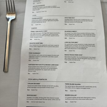 Salar - Menú - Peruvian Near Me - Dayton, Ohio