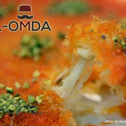 Al-Omda Lounge - Try our signature Kunafa