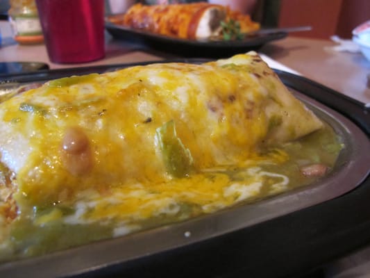 Photo of Pantry Restaurant - Santa Fe, NM, US. Breakfast burrito - green.