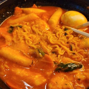 ZZAN - Spicy rice cake with Ramen and cheese - Korean Near Me - San Francisco, California ZZAN - Spicy rice cake with Ramen and cheese - Korean Near Me - San Francisco, California