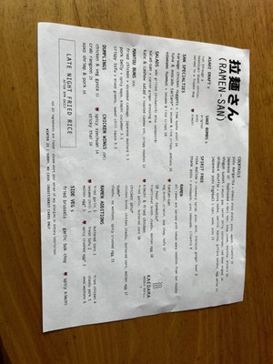 Menu photo 8 RAMEN-SAN Chicago, IL