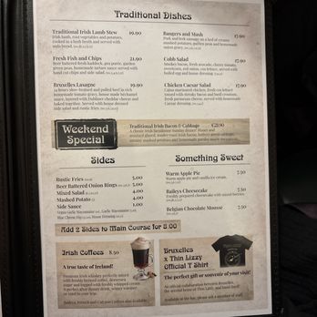 Bruxelles - Menu - Pubs Near Me - Dublin, D Bruxelles - Menu - Pubs Near Me - Dublin, D