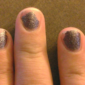 Poshe Nails & Spa - This was taken 2 days after my manicure/polish.  :( - Nail Salons Near Me - Richardson, Texas