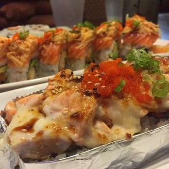Kaki Sushi - Cali roll, chuck Norris, nemo and explosion roll - Japanese Near Me - Pleasanton, California Kaki Sushi - Cali roll, chuck Norris, nemo and explosion roll - Japanese Near Me - Pleasanton, California