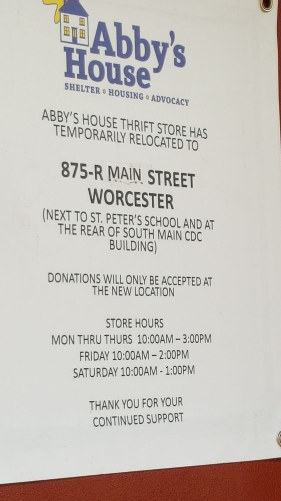 ABBY’S HOUSE Updated October 2024 52 High St, Worcester