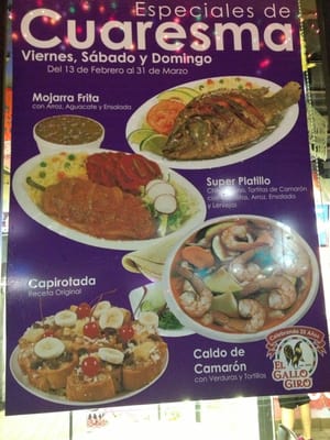 Menu photo 6 El Gallo Giro Canoga Park, CA