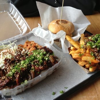 Bop N Grill - Spicy chicken, umami burger, kimchi fries - Burgers Near Me - Chicago, Illinois Bop N Grill - Spicy chicken, umami burger, kimchi fries - Burgers Near Me - Chicago, Illinois