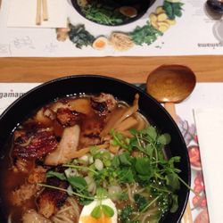 Wagamama - Very lovely ramen there, great every time!