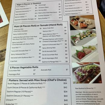 Kruba - Sushi menu - Sushi Bars Near Me - Washington, DC, District of Columbia