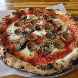 Local Pizza and Brewery - Spicy Sausage & Mushroom Pizza