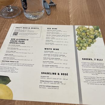 Tupelo Honey - Drinks menu - Southern Near Me - Omaha, Nebraska Tupelo Honey - Drinks menu - Southern Near Me - Omaha, Nebraska
