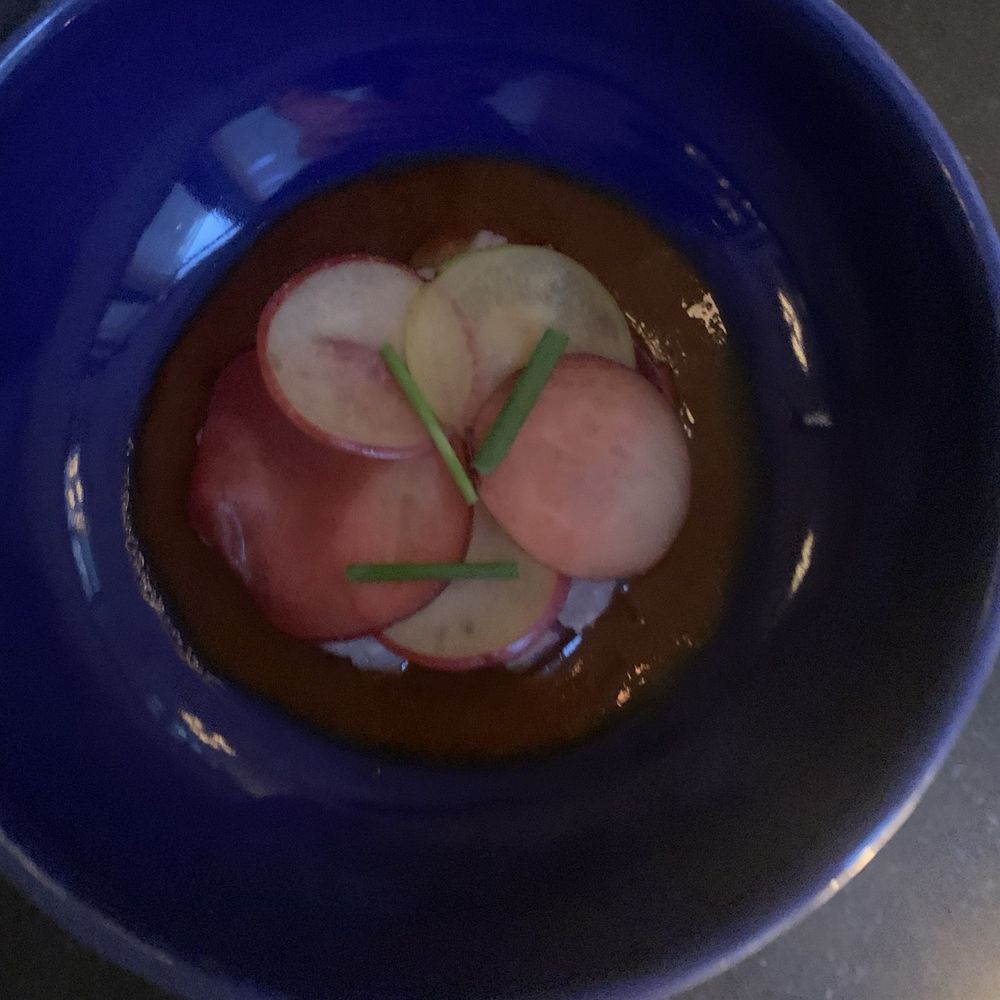 Crown Shy - Snapper ceviche - New American Near Me - New York, New York