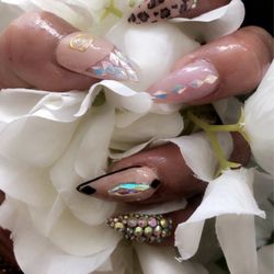 Top Nails - Cheetah print
