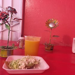 Quesadilla con jugo