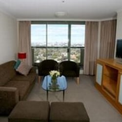 The Sebel Suites Chatswood - The lounge room in a suite at the Sebel Residence Chatswood hotel