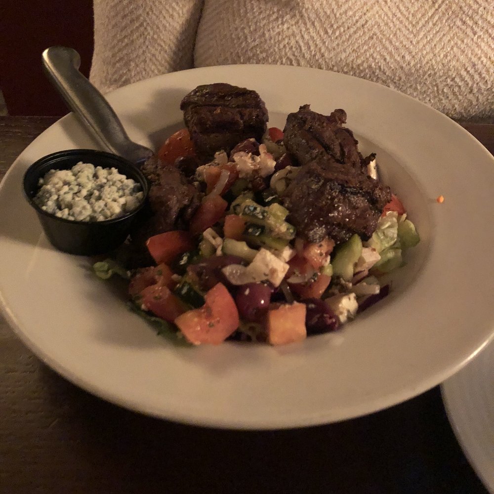 Jimmy's Tavern & Grill - Greek salad with tips - New American Near Me - Shrewsbury, Massachusetts