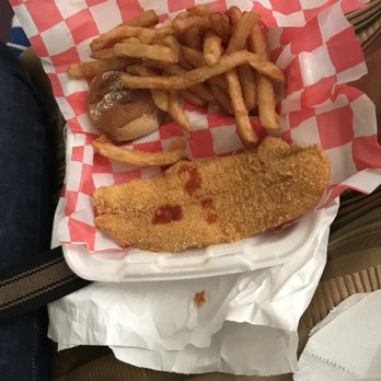BIG JJ Fish & Chicken - This is the LARGE catfish fillet combo. Hate to see the small one! - New American Near Me - Davenport, Iowa BIG JJ Fish & Chicken - This is the LARGE catfish fillet combo. Hate to see the small one! - New American Near Me - Davenport, Iowa