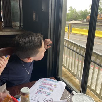 Wunsche Bros Cafe & Saloon - Great place for train spotting. - Burgers Near Me - Spring, Texas