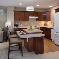 The Park Danforth - Our Independent Living apartments have fully equipped kitchens