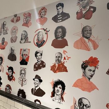 Billy Hicks - Restroom wall paper was cool - American Near Me - Washington, DC, District of Columbia