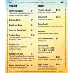 Morgantown Art Bar - Breakfast Menu