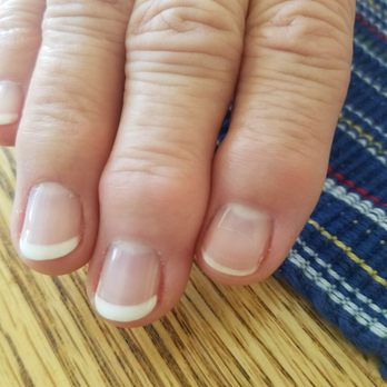 Bella Nails - Peeled off gel. Lousy polish job. - Nail Salons Near Me - Redding, California
