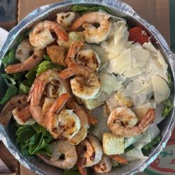 Kings Brick Oven Pizza - Shrimp Cesar salad