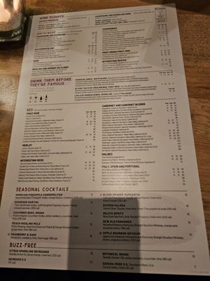 Menu photo 6 Seasons 52 Costa Mesa, CA