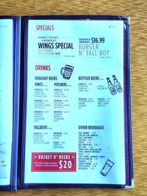 Menu photo 1 Tapps Restaurant and Bar Toronto, ON Menu photo 1 Tapps Restaurant and Bar Toronto, ON