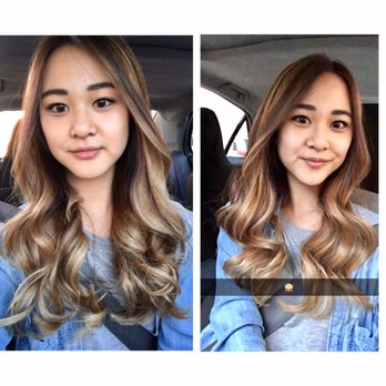 Style ME Hair Studio - Some selfies for the balayage just done by Benson! A lot more blonde than my other pictures since I'm in the car - Hair Salons Near Me - Temple City, California Style ME Hair Studio - Some selfies for the balayage just done by Benson! A lot more blonde than my other pictures since I'm in the car - Hair Salons Near Me - Temple City, California