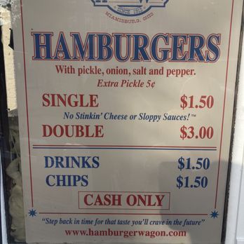 Hamburger Wagon - Menu - Burgers Near Me - Miamisburg, Ohio