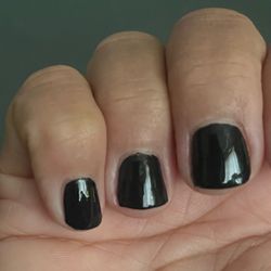 Luxury Nails - Shaped and polished unevenly.