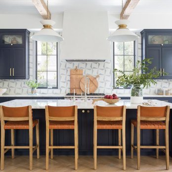 Mmm Kitchen & Flooring - Blue shaker with white quarts - Flooring Near Me - Placentia, California Mmm Kitchen & Flooring - Blue shaker with white quarts - Flooring Near Me - Placentia, California