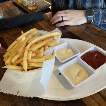 Mason Jar Kitchen & Bar - Fries Trio - New American Near Me - Eagan, Minnesota Mason Jar Kitchen & Bar - Fries Trio - New American Near Me - Eagan, Minnesota