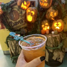 Loved this seasonal "Dark and Gory" drink that was on the special Halloween Horror Nights menu!