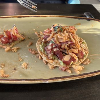 Z South - Poke tostada ( one left of the 3!) - Mexican Near Me - Bonsall, California Z South - Poke tostada ( one left of the 3!) - Mexican Near Me - Bonsall, California