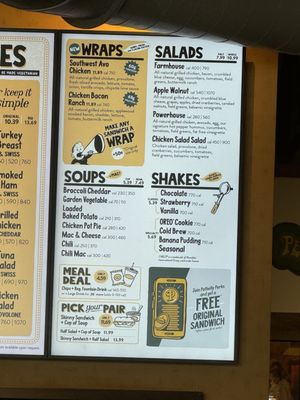 Menu photo 1 Potbelly Sandwich Shop Lady Lake, FL