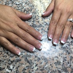 Nail Club of Alamogordo - Pink and white