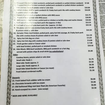 Big John's Texas BBQ - Menu - Barbeque Near Me - Page, Arizona Big John's Texas BBQ - Menu - Barbeque Near Me - Page, Arizona