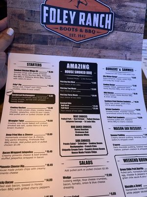Menu photo 6 Foley Ranch, Boots & BBQ Phoenix, AZ