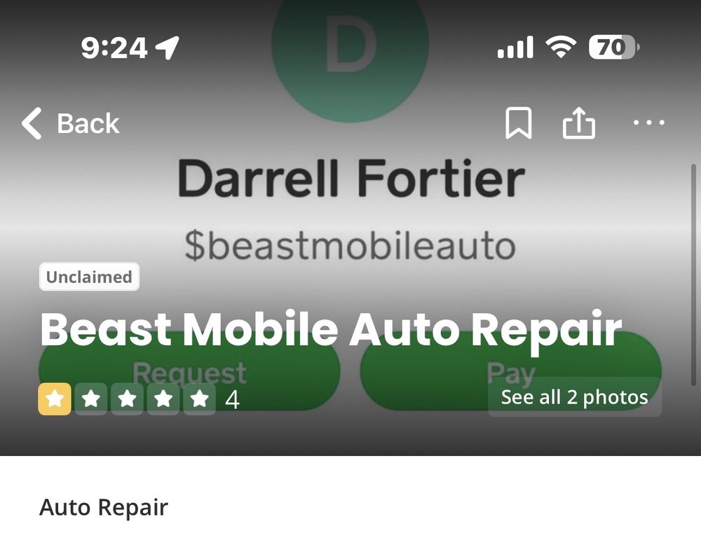 BEAST MOBILE AUTO REPAIR 1304 High Chaparral Dr, Leander, Texas