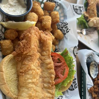 Cantler's Riverside - Fried Fish Sandwich - Seafood Near Me - Annapolis, Maryland