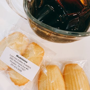 Luce Ave Coffee Roasters - Iced americano and madelines! The madelines are delicious :) - Coffee & Tea Near Me - Houston, Texas