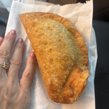 La Perla - Massive empanada (pic doesn't do it justice) - Puerto Rican Near Me - Castro Valley, California La Perla - Massive empanada (pic doesn't do it justice) - Puerto Rican Near Me - Castro Valley, California