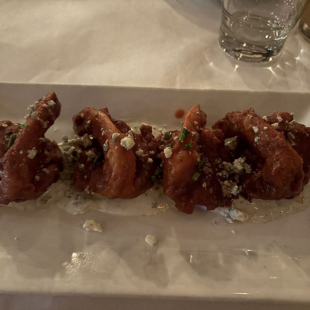 Cowfish - Buffalo shrimp appetizer. Not spicy, unless you're wimpy about spice. - New American Near Me - Hampton Bays, New York Cowfish - Buffalo shrimp appetizer. Not spicy, unless you're wimpy about spice. - New American Near Me - Hampton Bays, New York