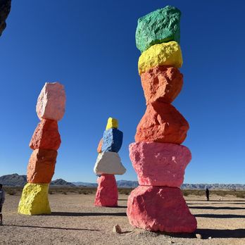 Seven Magic Mountains - Seven Magic Mountains - Public Art Near Me - Las Vegas, Nevada Seven Magic Mountains - Seven Magic Mountains - Public Art Near Me - Las Vegas, Nevada